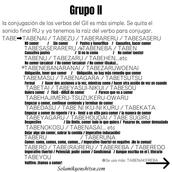 La conjugación del GII