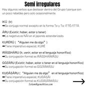 Verbos semi irregulares
